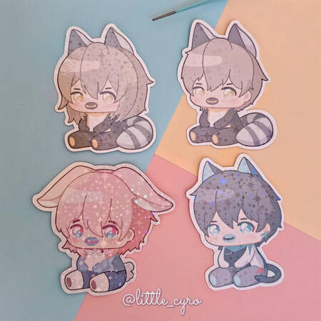 HSR Sitting Baby Sticker